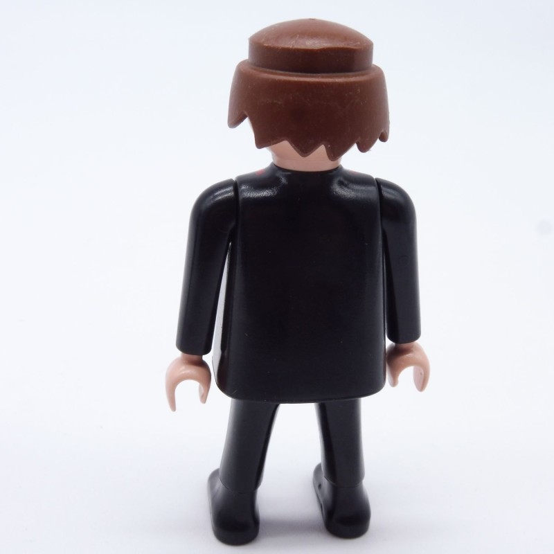 Playmobil Homme Noir Et Rouge Pm