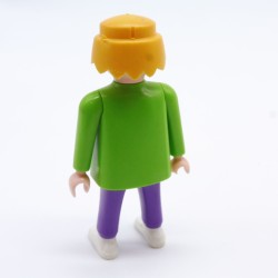 Playmobil Male Basketball Player Purple and Green 3867 Broken Hand