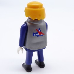 Playmobil Homme Bleu et Gris Expédition Polaire Dinosaure