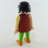 Playmobil Man Brown Yellow and Green Medieval Orange Shoes Big Belly