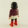 Playmobil Black and White Pirate Man with Aubergine Color Vest