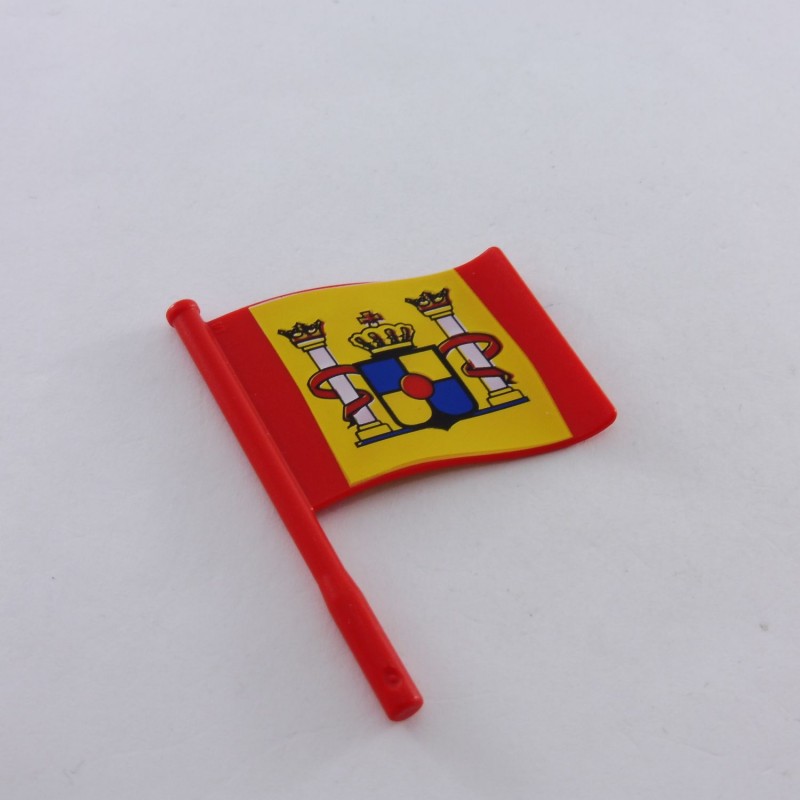 Playmobil 14325 Playmobil Drapeau Rouge et Jaune Emblème Royal