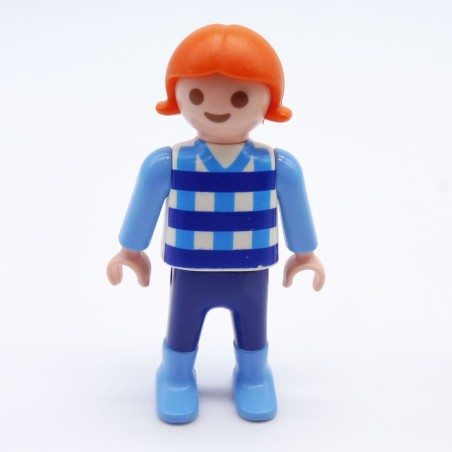 Playmobil 31136 Playmobil Enfant Fille Bleu et Blanc 3118