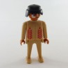 Playmobil 1343 Playmobil Guerrier Indien Vintage Rouge et Marron 3395