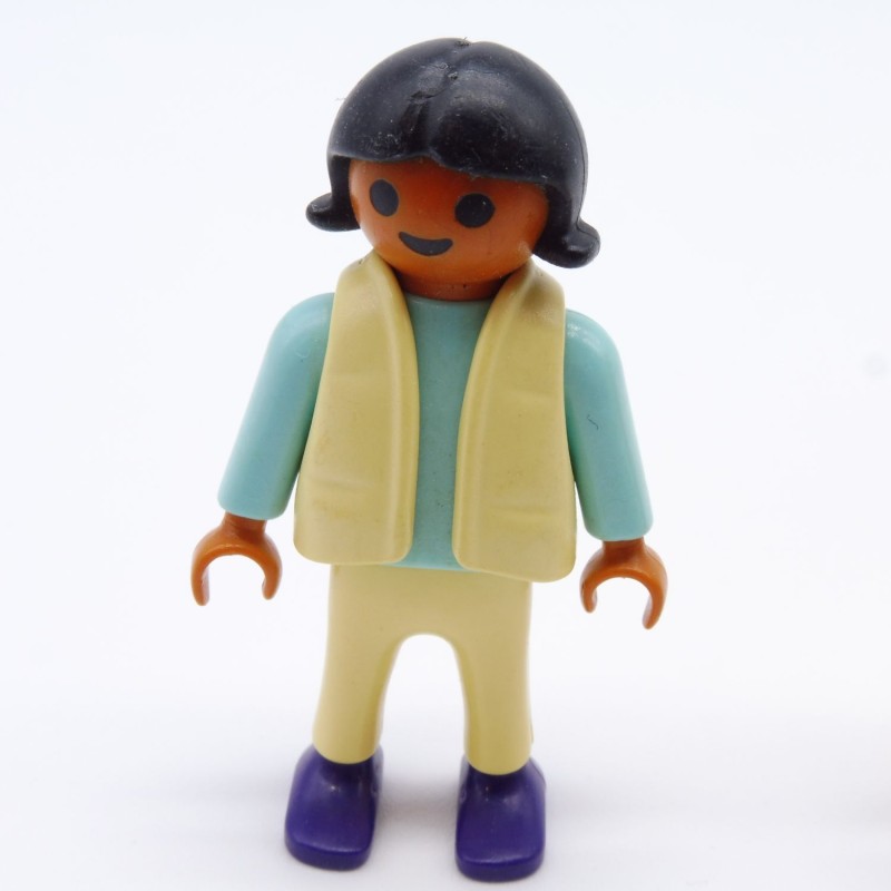 Playmobil 14905 Playmobil Child Girl Blue White Cardigan Yellow Hispanic 4382 7981