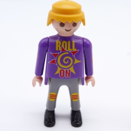 Playmobil 15439 Playmobil Homme Violet Noir Skateur ROLL ON 3011