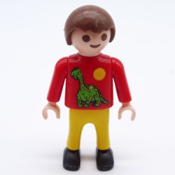 Playmobil 14925 Playmobil Enfant Garçon Rouge Jaune Dinosaure 4538 3943