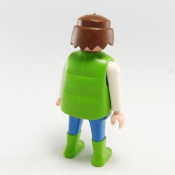 Playmobil Homme Moderne avec Gilet Vert Matelassé