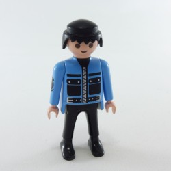 Playmobil 26842 Playmobil Homme Noir et Bleu avec Poches Noires