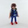 Playmobil 26847 Playmobil Homme Bleu et Blanc avec Gilet Bleu