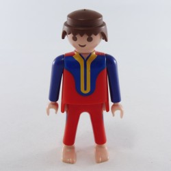 Playmobil 26265 Playmobil Homme Rouge Jaune et Bleu Pieds Nus