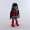 Playmobil 1050 Playmobil Homme Noir Gris et Rouge Chevalier du Dragon Rouge