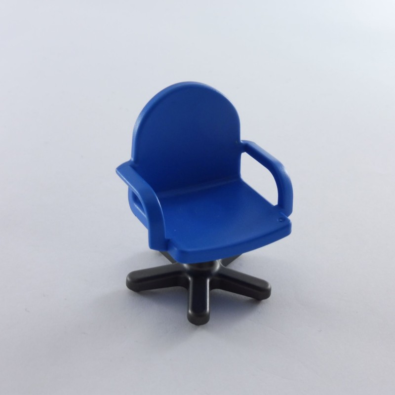 Playmobil 8610 Playmobil Chaise de Bureau Bleue sur Roulettes