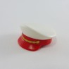 Playmobil 5292 Playmobil Chapeau Casquette de Capitaine Blanche Rouge et Dorée