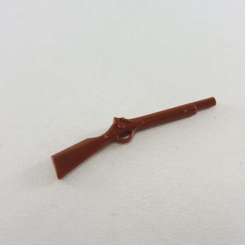 Playmobil 12459 Playmobil Fusil Marron Vintage 1er Modèle très rare sans manche