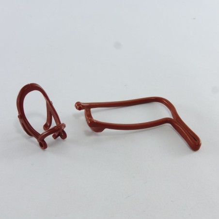 Playmobil 21510 Playmobil Halter & Maroon Rennes Horse 3rd Generation