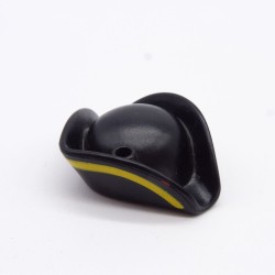 Playmobil 19091 Black Tricorn Hat with Yellow Band