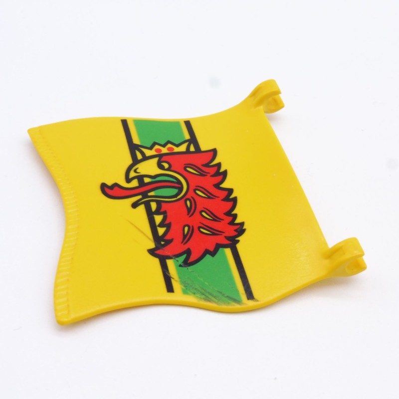 Playmobil Large Worn Red Griffin Yellow Flag