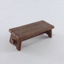 Playmobil 20362 Playmobil Petit Banc Marron