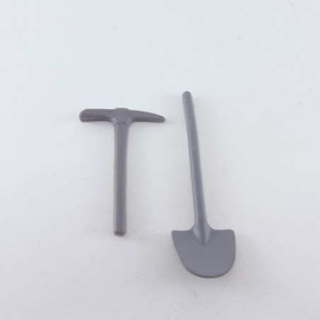 Playmobil 10375 Playmobil Gray Vintage Shovel & Pick