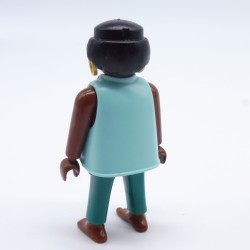 Playmobil Pirate Africain avec Gilet Bleu