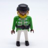 Playmobil 33483 African Man Officer Green Black Belt