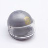 Playmobil 33648 Casque de Moto Gris Argent avec Visière Logo Police Doré