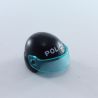 Playmobil Casque de Moto Noir Police avec Visière