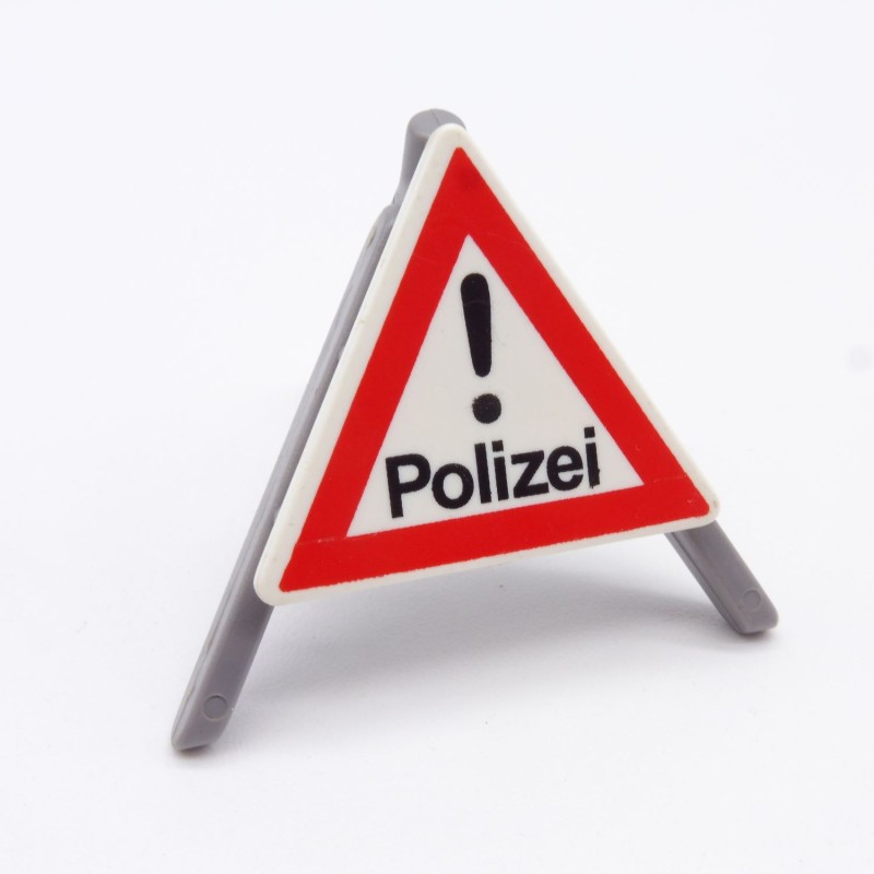 Playmobil 33869 Triangle de Signalisation Police