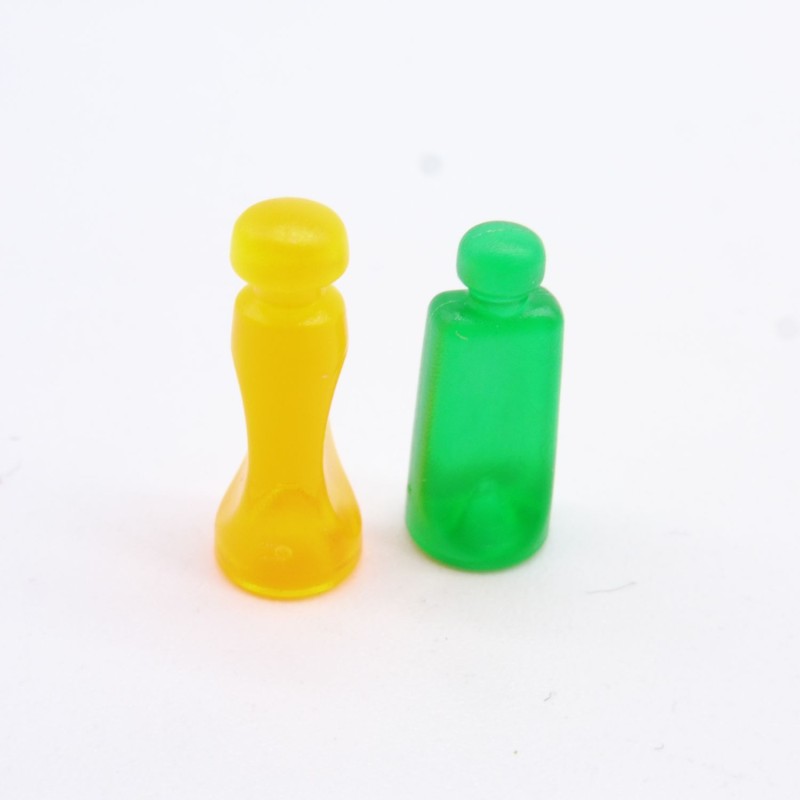 Playmobil 34004 Set of 2 Perfume Bottles Green and Orange Beauty Product