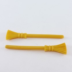 Playmobil 11363 Playmobil Batch of 2 Yellow Brushes Oranges House 1900