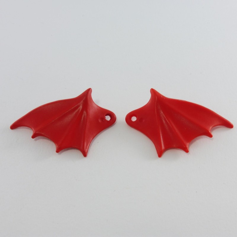 Playmobil 3987 Playmobil Pair of Red Dragon Wings for Knight Armor