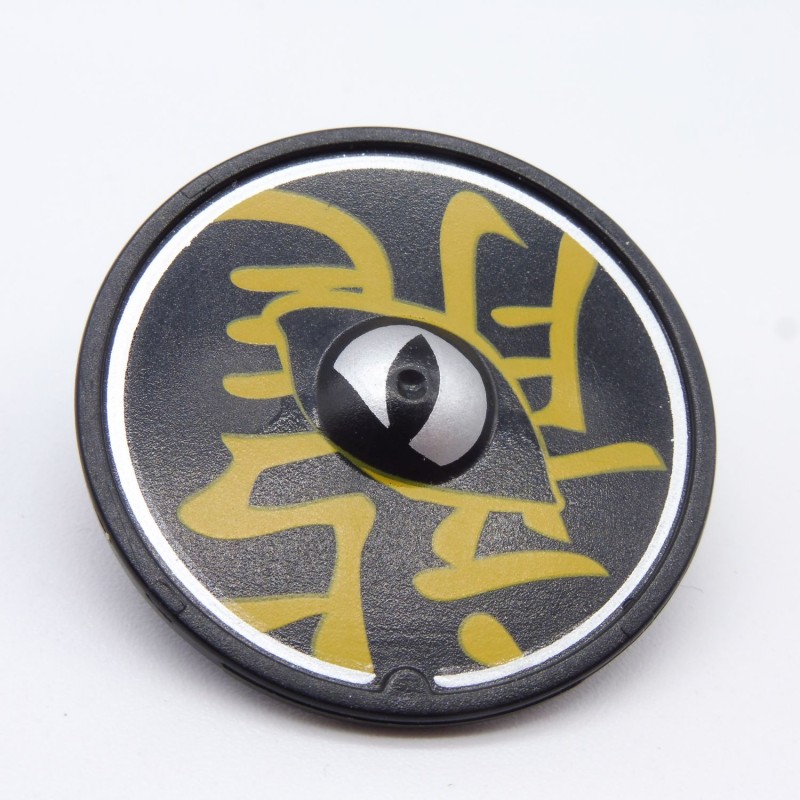 Playmobil 34209 Black and Yellow Dragon Eye Round Shield