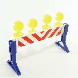 Playmobil 29470 Playmobil Barrière de Signalisation Travaux avec Flash Jaunes