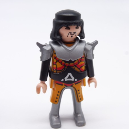 Playmobil 7416 Chevalier Samourai Noir et Orange Ceinture Noire 5483