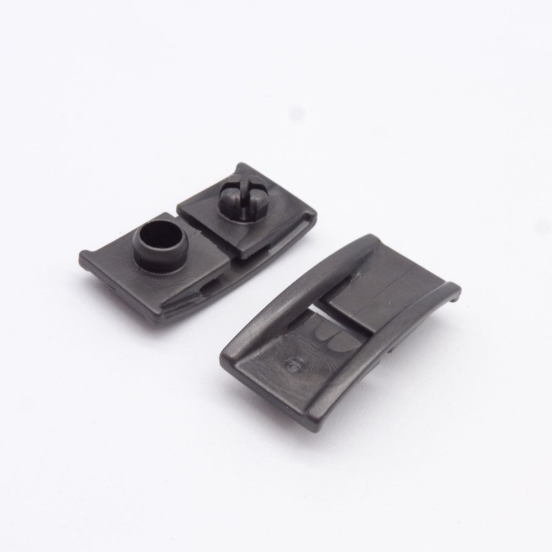 Playmobil 10948 Set of 2 Dark Gray System X fasteners 3023 4017 4035 4311 4314 4383 6000