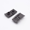 Playmobil 10948 Set of 2 Dark Gray System X fasteners 3023 4017 4035 4311 4314 4383 6000