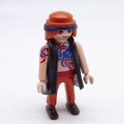 Playmobil 34483 Pirate Tatouages et Manteau Noir