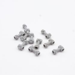 Lego Bar 1L Top Stud 2 Side Studs 92690 Light Bluish Gray Gris Clair Lot de 10