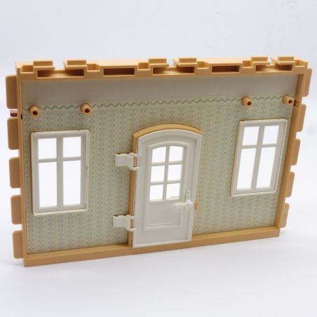 Playmobil Grand Mur Extérieur Façade avec Papiers Peints Verts Maison 5300