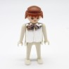 Playmobil 24079 Homme Blanc et Argent Vintage 3134 3138 3261 3405 bon état