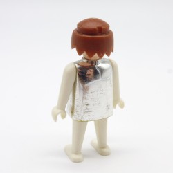 Playmobil Homme Blanc et Argent Vintage 3134 3138 3261 3405 bon état