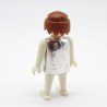 Playmobil Homme Blanc et Argent Vintage 3134 3138 3261 3405 bon état