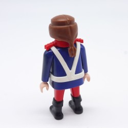 Playmobil Man Soldier Guard Officer White Brelage