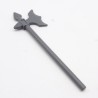 Lego LEG0061 6123 Weapon Weapon Halberd Halberd Dark Gray