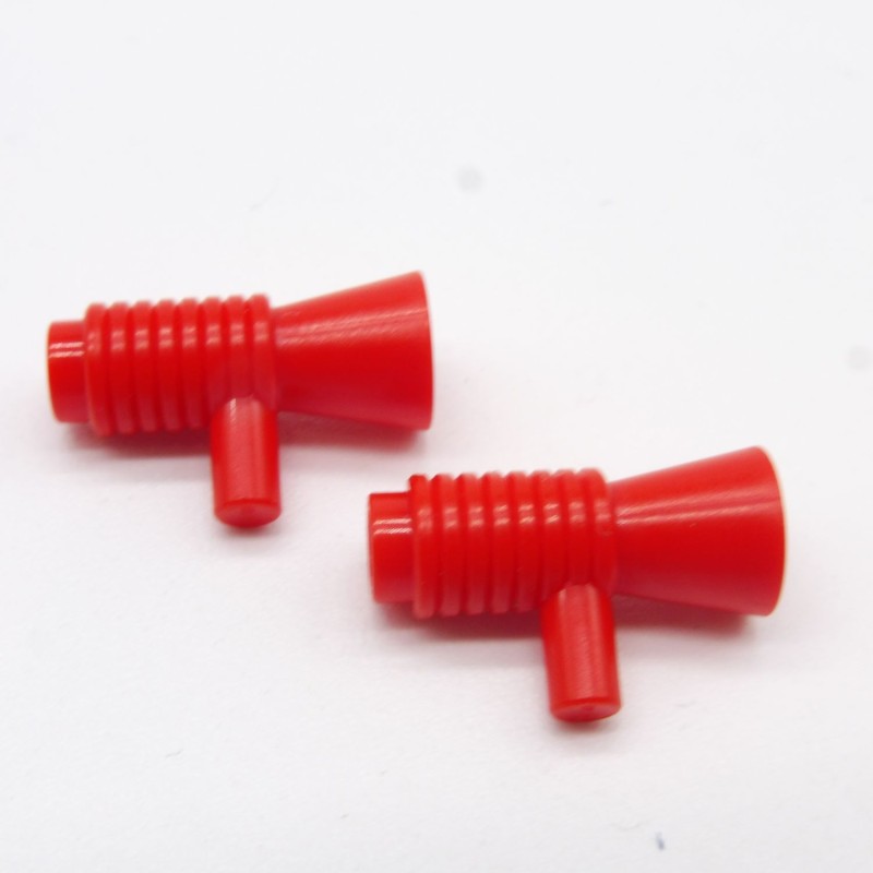 Lego LEG0099 2X 4349 Loudhailer Megaphone Rouge