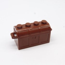 Lego LEG0114 4738 Container Treasure Chest Brown Red Reddish 7075 8781 8780