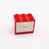 Lego LEG0117 92410 Red Container Cabinet with Drawers