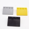 Lego LEG0138 3X 3297 Slope 33 2x4 Black Yellow Light Gray