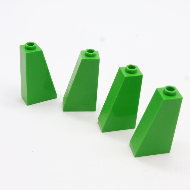 Lego LEG0140 4X 4460 Slope 75 2x1x3 Green